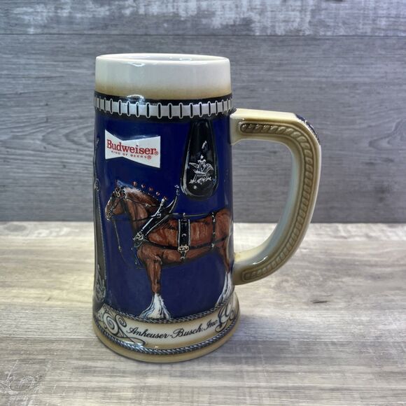 Vintage Ceramarte  Anheuser-Busch Budweiser Beer Stein Mug Clydesdale - Picture 3 of 9